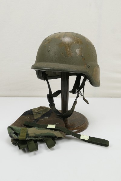 #58 US PASG Paratrooper combat helmet Combat helmet with woodland helmet cover