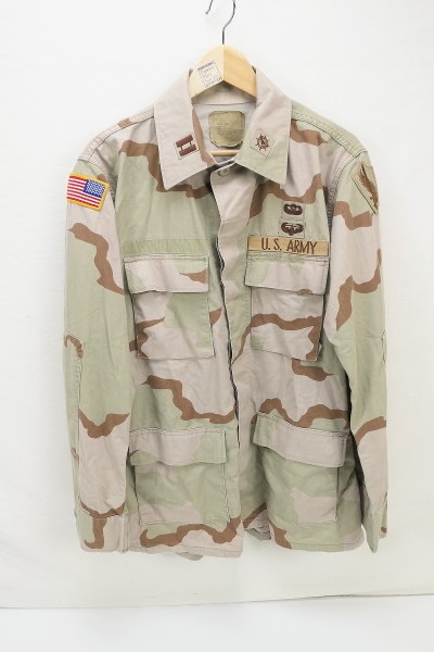 US Air Force Field Jacket Hot Weather Desert Coat Camouflage Medium Long Field Shirt