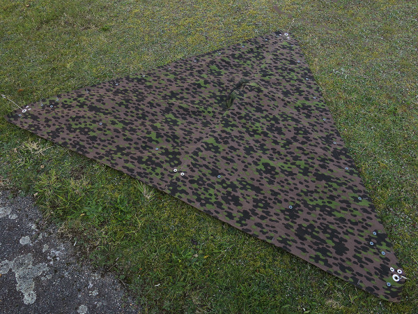 Weapons SS camouflage tent canvas POLYSPOT camouflage tent canvas camouflage cape tent