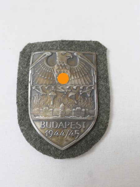 Wehrmacht sleeve shield Budapest 1944/45 Budapestschild field blouse