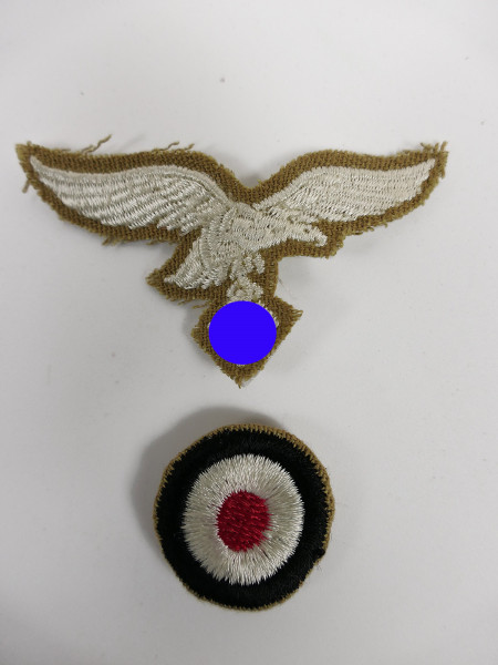 Set of effects Luftwaffe tropical cap eagle + cockade shuttles Afrikakorps