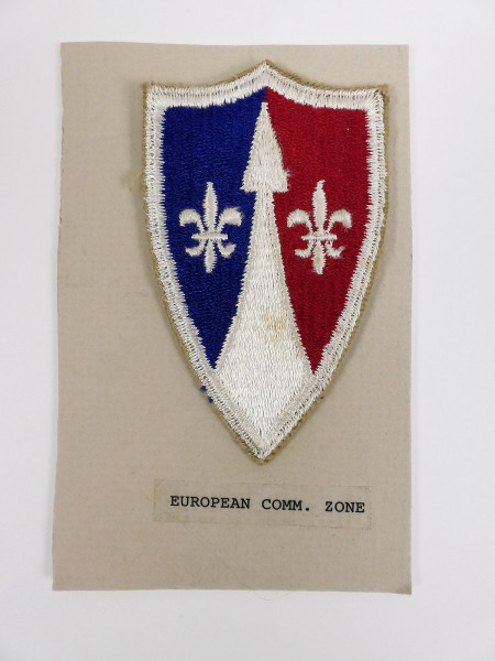 Original US ARMY WW2 Badge Badge European Command Zone Patch U.S. Command / Special Units