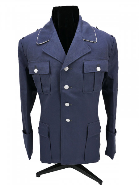 Luftwaffe officer's four-pocket coat gabardine uniform jacket blue-grey