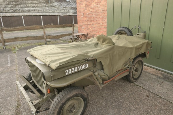 Transportcover Jeep MB tarpaulin cover raincover Ford GPW Hotchkiss Willy's