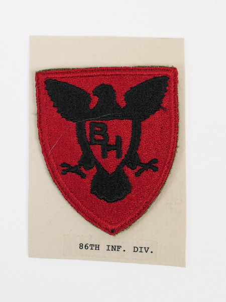 Original US ARMY WW2 Infantry Division Badge Patch - 86th Infantry Division Badge