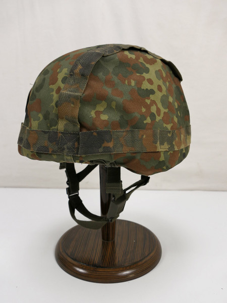 Original Bundeswehr combat helmet size 55-57 with camouflage helmet cover