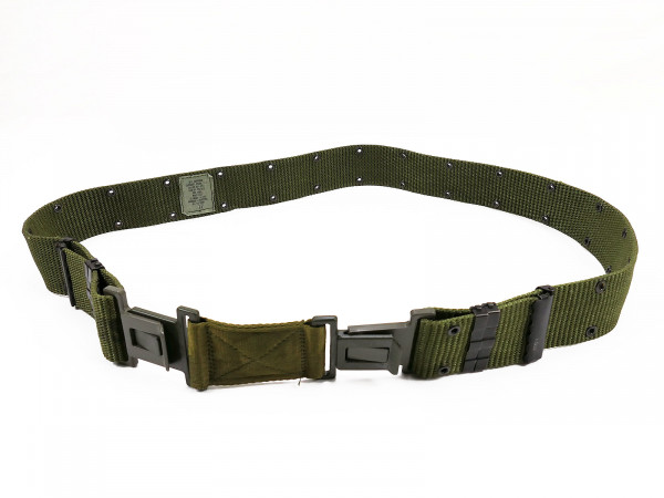 US Army LC-2 LC2 Nylon Individual Equipment Pistol Belt LARGE with extension piece