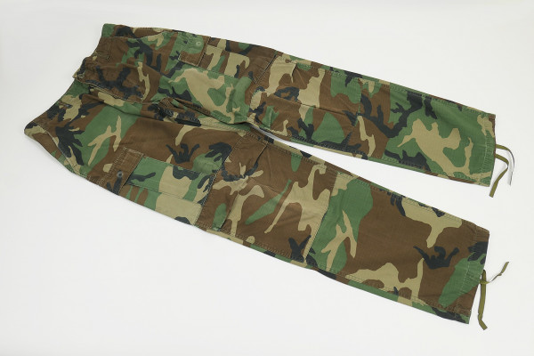 US Army Field Trousers Combat Trousers Camouflage Woodland - Medium Long