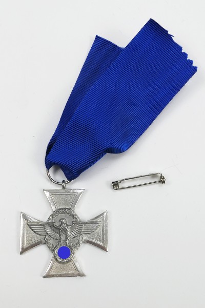 Service Award for Faithful Service in Police Medal with Ribbon