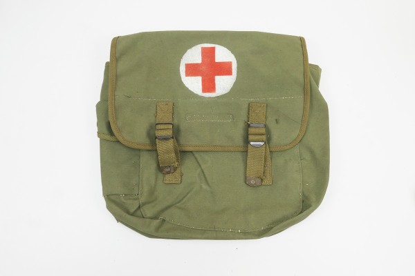 MUSETTE BAG Type US ARMY WW2 Paramedic Red Cross Red Cross Willys Jeep