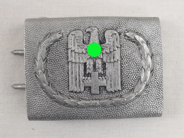 German Red Cross Belt Lock Box Wehrmacht Aluminium