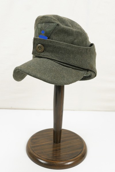 WSS M43 single-button field cap size 57 with trapezoid effects from museum liquidation
