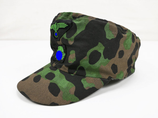 Waffen SS field cap sycamore size 60/61 camouflage cap with green effects