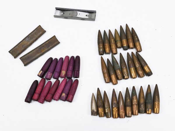 Mixed lot 40 parts loading strip bullets bullet tips wooden bullet