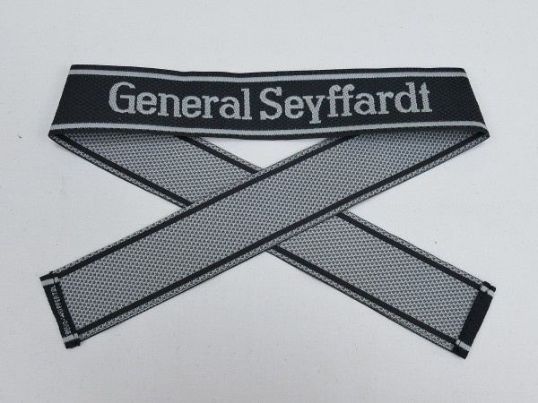 Wehrmacht Elite BEVO Sleeveband SS Regiment GENERAL SEYFFARDT Sleeve Stripe