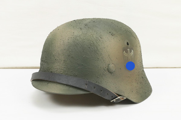 #B Wehrmacht camouflage steel helmet M35 M40 Tarnhelm SD Gr.57/58 Normandy