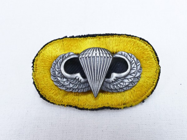 #03 US Airborne Jump Wing oval - Parachute badge Parachutist Badge Jump patch
