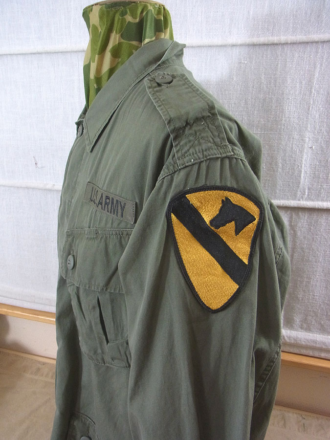 US Army Feldjacke Vietnam 1st Cavalry Fieldjacket Jungle Jacket M64 Gr S Marines