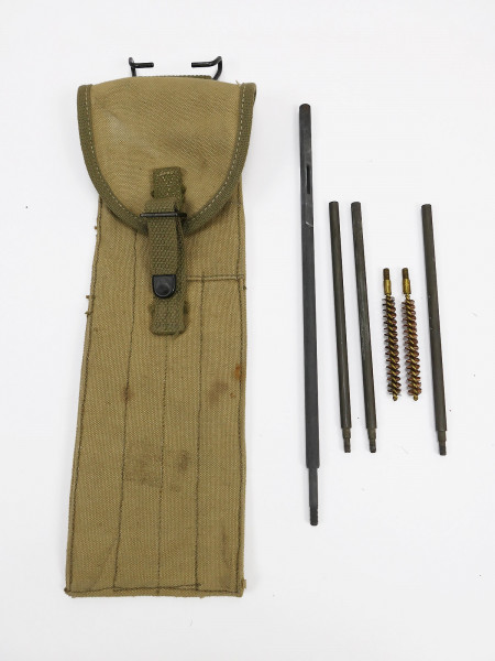 US ARMY Cleaning Rod Kit Garand M1 Rifle Cal .30 Weapon Cleaning Tool Cleaning Rod + Case