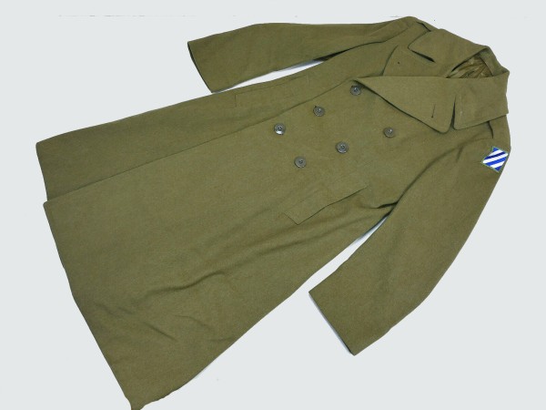 Original US ARMY WW2 Winter Overcoat Officer & Warrant Officer Winter Coat 1942