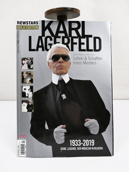 Magazine Karl Lagerfeld Life & Work of a Master , Special Issue Newstars Gold Edition