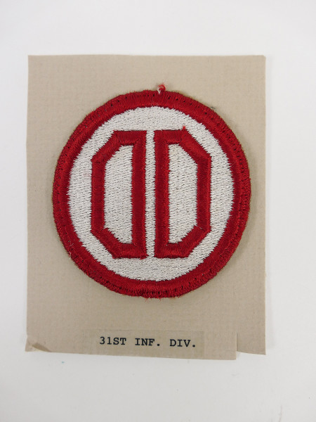 Original US ARMY WW2 Infantry Division Badge Patch - 31st Infantry Division Badge