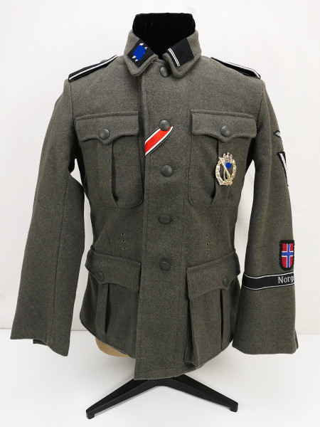 Weapons SS M40 field blouse uniform Volunteer Div. NORGE from collection liquidation