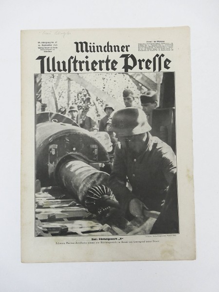 Munich Magazine Illustrated Press Newspaper JG20/No.37 Issue 16 September 1943