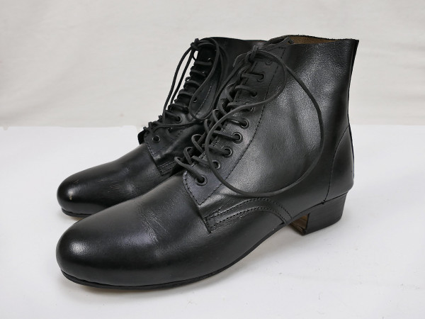 Wehrmacht leather boots ankle boots lace-up boots Gr.44 with sole nails