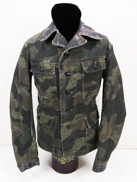 Wehrmacht M43 camouflage jacket field blouse four-pocket skirt CARBON OVERPRINT MIX from museum liquidation