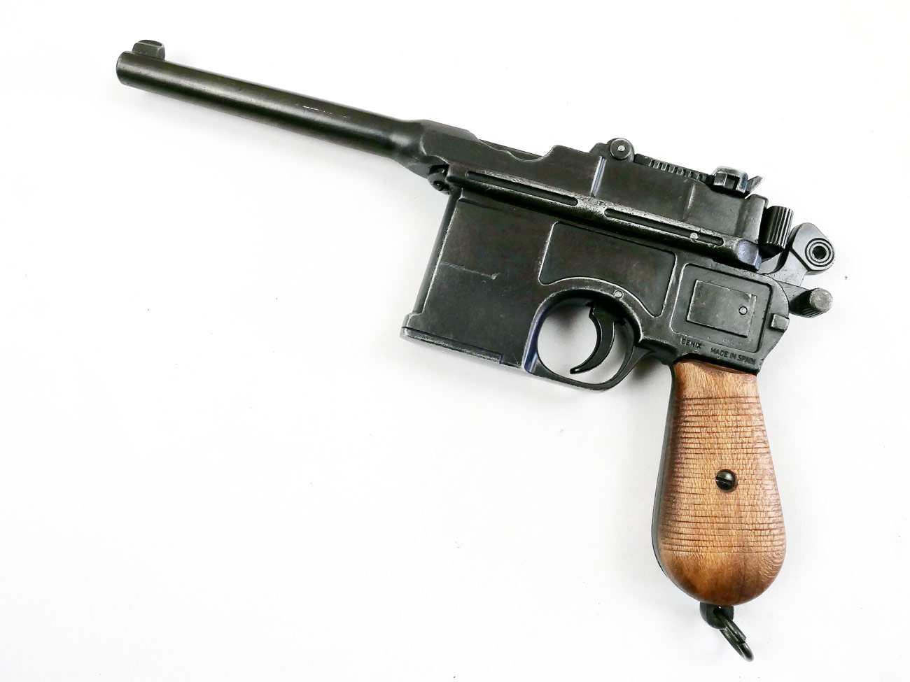 Denix, Mauser, C96, with wooden shoulder support, true to original replica,...