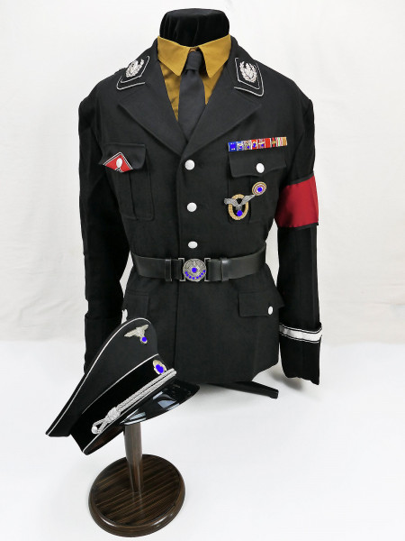 Black uniform ensemble General SS M32 based on Heinrich Himmler RFSS