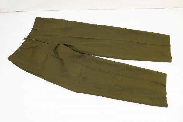 Single piece - US WW2 M1937 Field Trousers M37 Mustard Field Trousers Wool - Size M