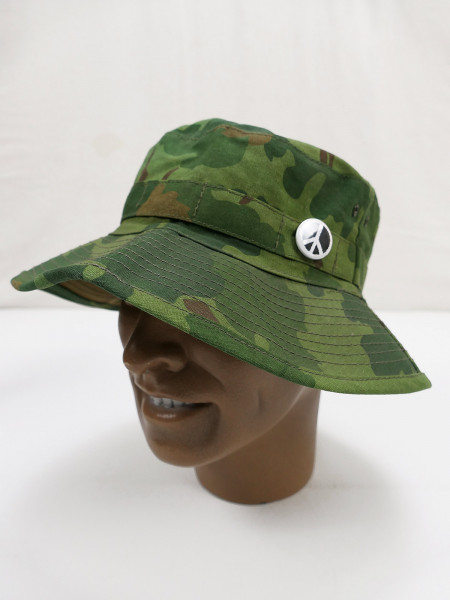 US Army Vietnam Patrol Cap Mitchell Leaf Pattern Staff Sergeant Jungle Gr.58