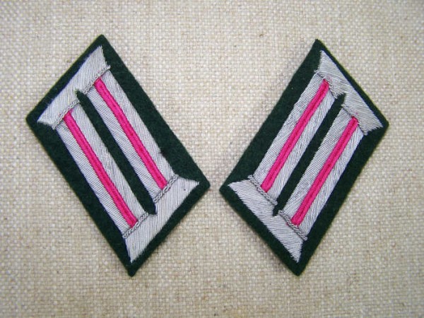 Officer's collar mirror for officers in the general staff OKW and OK d . army