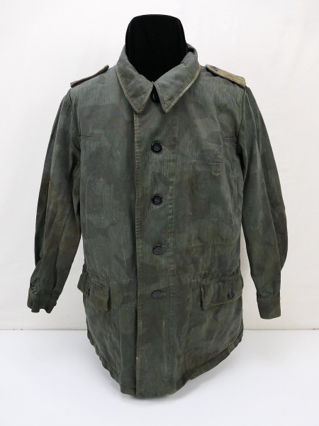 Camouflage jacket Luftwaffe field division in splinter camouflage Gr.I from museum liquidation