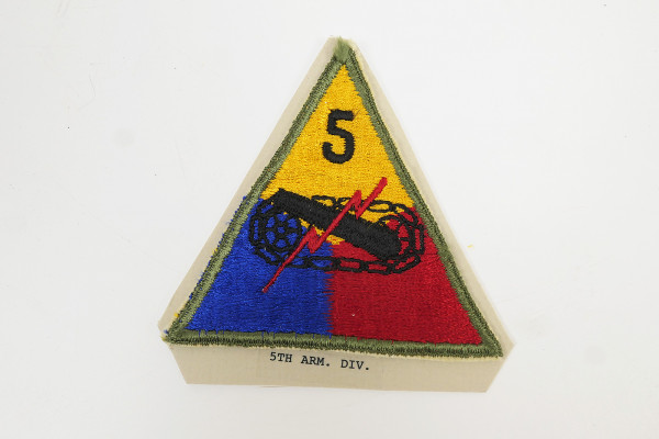 US ARMY WW2 patch sleeve badge 5th Armored Division Panzer Division 1941-1947