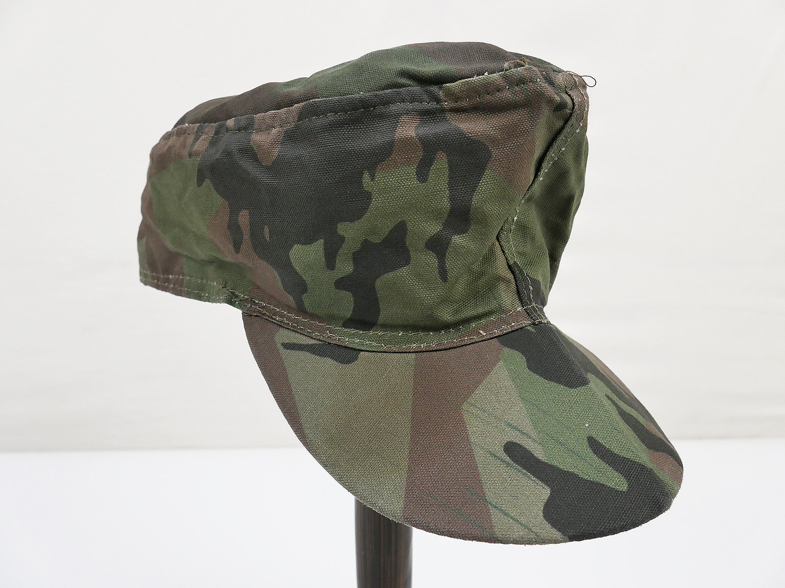 Antique Waffen SS Leibertarn overprint field cap variant camouflage cap ...