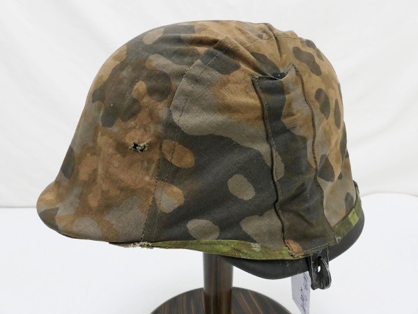 #S1 Waffen SS steel helmet helmet cover sycamore overprint helmet camouflage cover original camouflage fabric