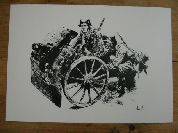 WH art print light infantry field howitzer