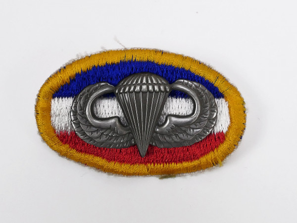 US Parachute Patch badge parachutist badge jump wings oval