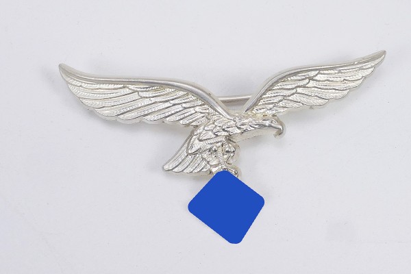 Luftwaffe Assmann metal breast eagle on pin for the summer uniform