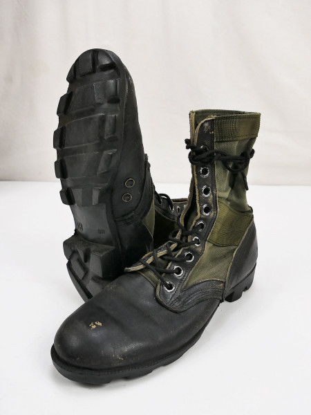 US Army Boots South Vietnamese Army - Panama Jungle Boots olive jungle boots - Size 8 R