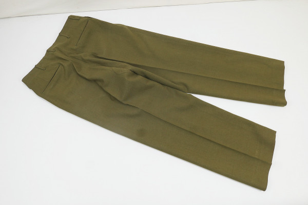 Original US WW2 M1937 Field Trousers M37 Mustard Field Trousers Wool with measurements