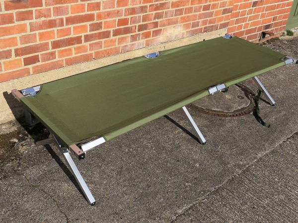Camp bed BW aluminum olive (according to TL.) new folding bed STABIL