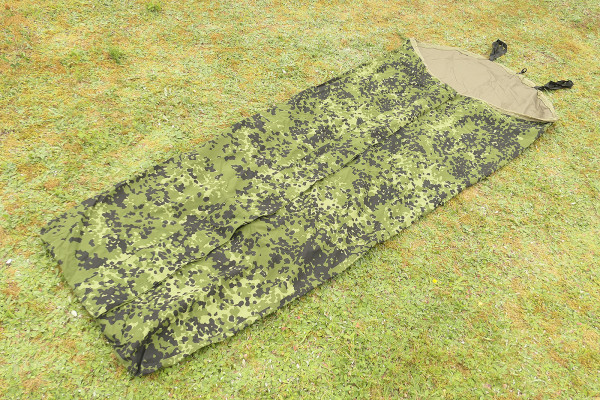 #4 HMAK Danish Army Rain Cover Size N Bivy Bag 1999 Sleeping Bag Cover Flecktarn