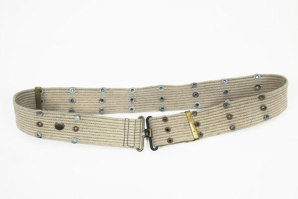 US WW2 MP Military Police Pistol Belt Belt white Military Police 110cm Hole Belt