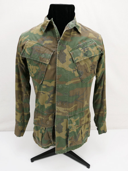 USMC Tropical BDU ERDL Camouflage Camouflage Uniform Jacket Vietnam Marine Corps Size Small