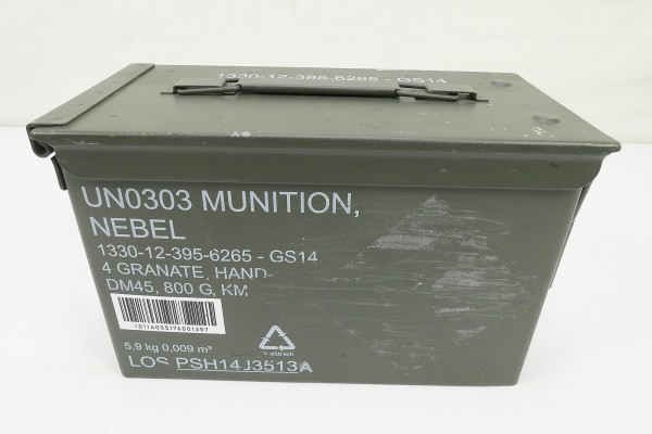 Nato Ammo Box Ammunition box hand grenade fog