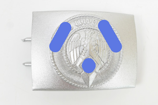 HJ Hitler Youth aluminum belt buckle BuE